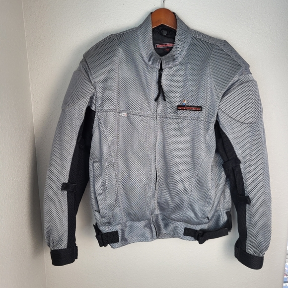 Motoboss Heavy Duty Motorcycle Jacket with Padding Men's Size Large - Picture 14 of 15